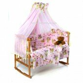 Постельный набор из 5ти предметов со слониками